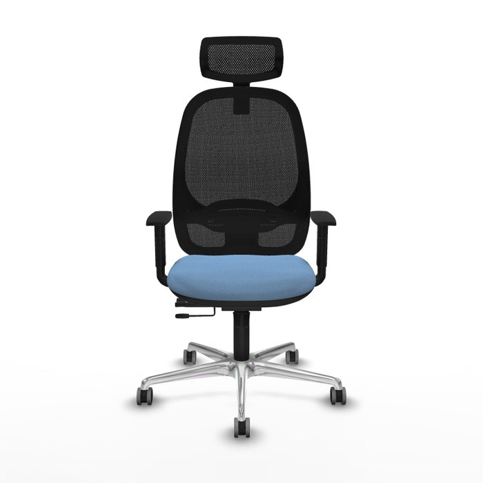 PIQUERAS Y CRESPO Silla de oficina Cilanco Azul cielo con mecanismo Sincro/Traslack PIQUERAS Y CRESPO Silla de oficina Cilanco Azul cielo con mecanismo Sincro/Traslack