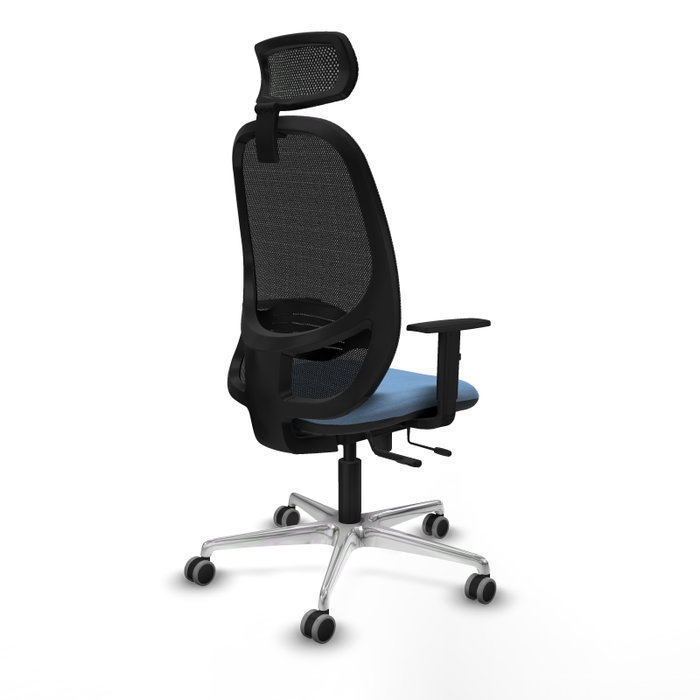 PIQUERAS Y CRESPO Silla de oficina Cilanco Azul cielo con mecanismo Sincro/Traslack PIQUERAS Y CRESPO Silla de oficina Cilanco Azul cielo con mecanismo Sincro/Traslack