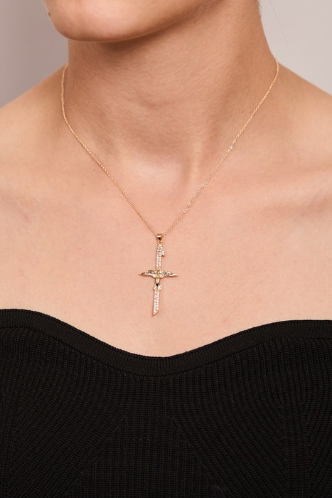 Heliophilia Silver CK9943 Collar de Metal Dorado Elegante Ajustable Talla Única para Mujer