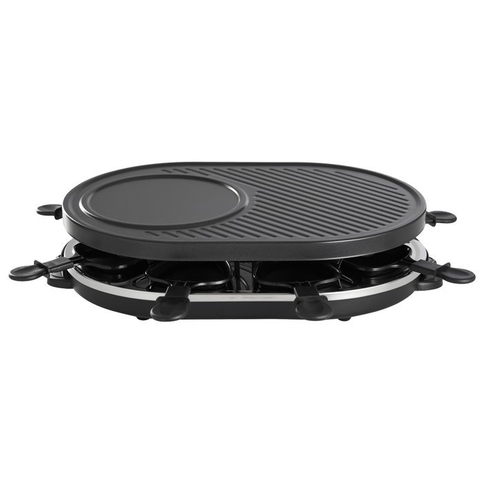 Day Raclette Para 8 Personas 1200W con Grill Antiadherente y 8 Sartenes