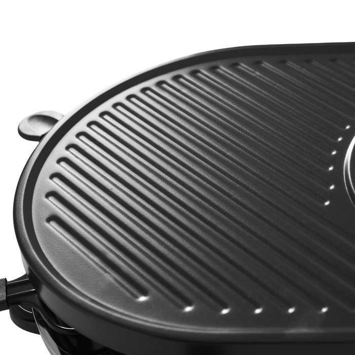 Day Raclette Para 8 Personas 1200W con Grill Antiadherente y 8 Sartenes