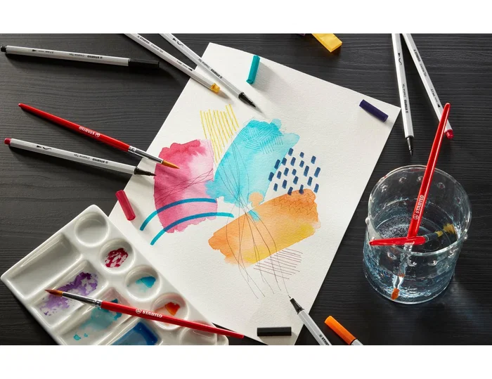 Stabilo Creative Tips Arty Line Set de 30 Rotuladores en Colores Pasteles