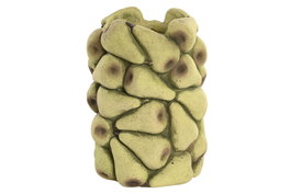 DKD Home Decor Jarrón de Cemento Peras Verde