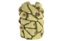 DKD Home Decor Jarrón de Cemento Peras Verde