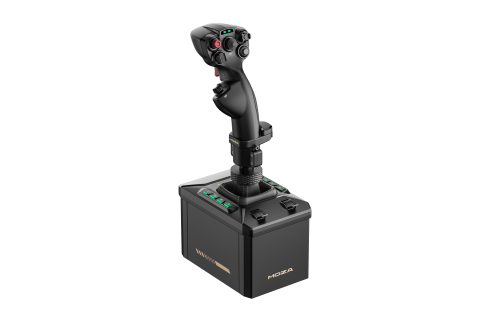 MOZA RACING AB6 Flight Simulator Kit, Negro, 6 Nm, Compatible con MSFS2020, X-plane 12, DCS, IL-2, War Thunder