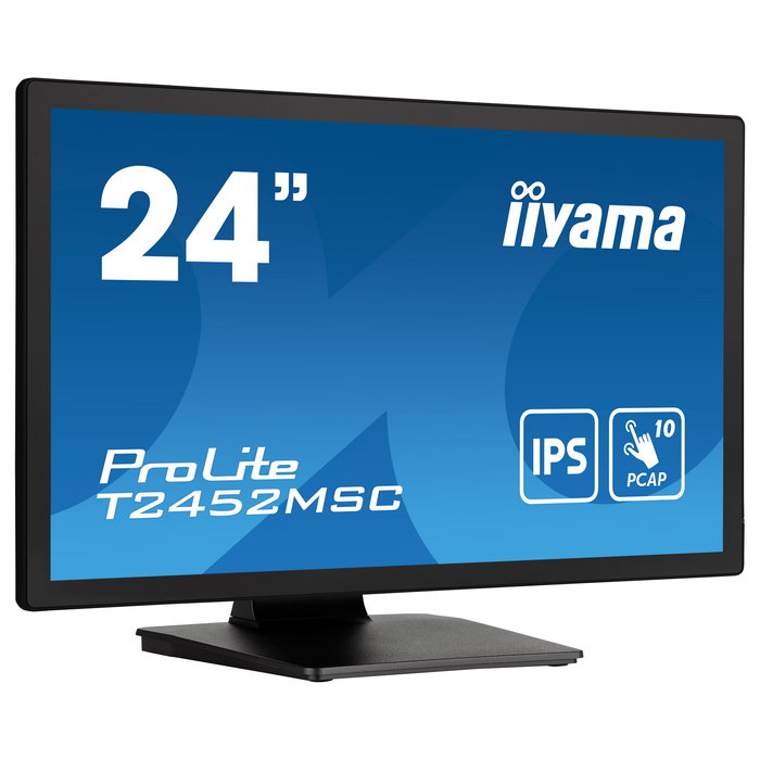 IIYAMA ProLite T2452MSC-B1 Digital Signage Monitor Táctil de 24 Pulgadas Full HD, Negro