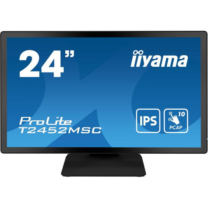 iiyama ProLite T2452MSC-B1 Monitor Táctil 23.8 pulg. Full HD IPS Negro iiyama ProLite T2452MSC-B1 Monitor Táctil 23.8 pulg. Full HD IPS Negro