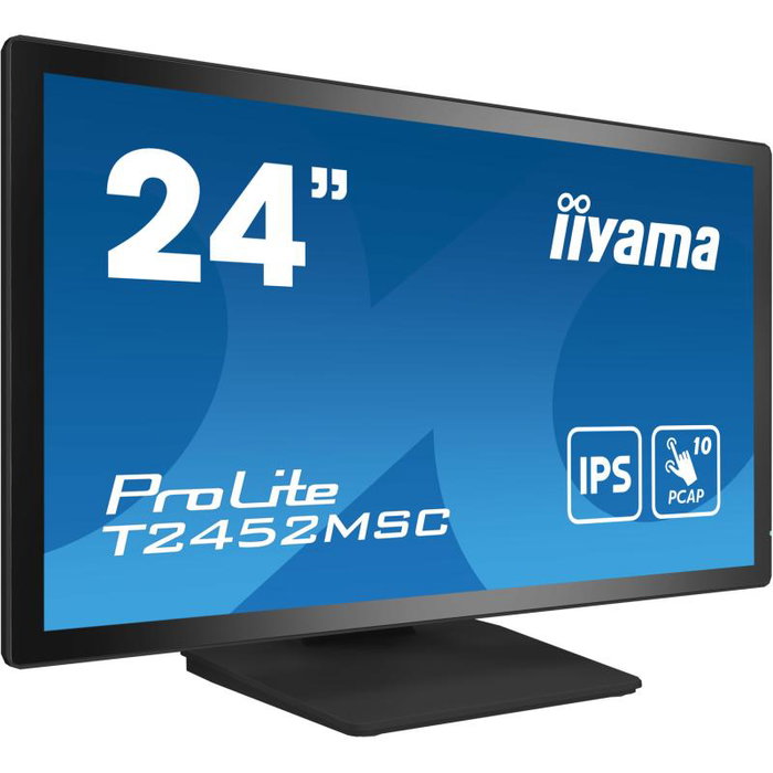 iiyama ProLite T2452MSC-B1 Monitor Táctil 23.8 pulg. Full HD IPS Negro iiyama ProLite T2452MSC-B1 Monitor Táctil 23.8 pulg. Full HD IPS Negro