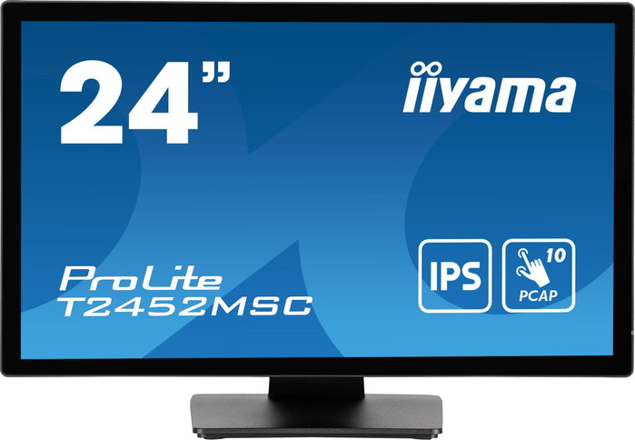 iiyama ProLite T2452MSC-B1 Monitor Táctil 23.8 pulg. Full HD IPS Negro iiyama ProLite T2452MSC-B1 Monitor Táctil 23.8 pulg. Full HD IPS Negro