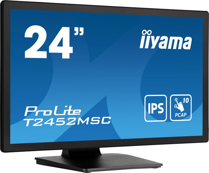 iiyama ProLite T2452MSC-B1 Monitor Táctil 23.8 pulg. Full HD IPS Negro iiyama ProLite T2452MSC-B1 Monitor Táctil 23.8 pulg. Full HD IPS Negro