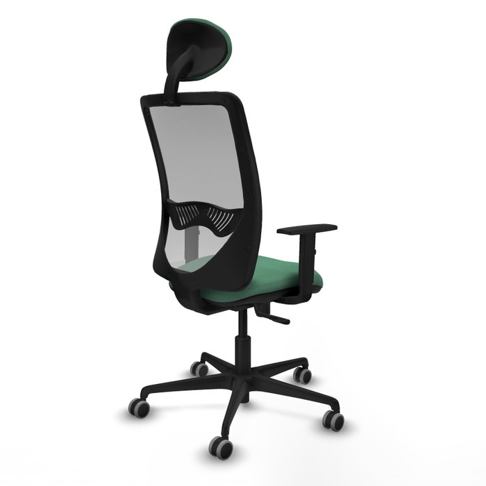 PIQUERAS Y CRESPO Silla de oficina Zulema con mecanismo Sincro, Verde esmeralda y Gris PIQUERAS Y CRESPO Silla de oficina Zulema con mecanismo Sincro, Verde esmeralda y Gris