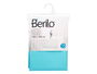 Berilo Cortina de Baño Transparente Azul 180 x 180 cm (Set de 12)