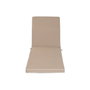 DKD Home Decor Cojín para Tumbona de Poliéster 190x60x5 cm Beige y Blanco
