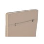 DKD Home Decor Cojín para Tumbona de Poliéster 190x60x5 cm Beige y Blanco