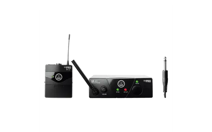 AKG Sistema Inalámbrico UHF con Petaca y Receptor - Rango de Frecuencia 25 A 537.500 Mhz