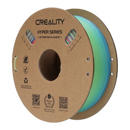 Creality PLA 1,75 mm, Rainbow Blossom Short, 1 kg, Filamento para Impresión 3D en Azul, Verde y Rosa