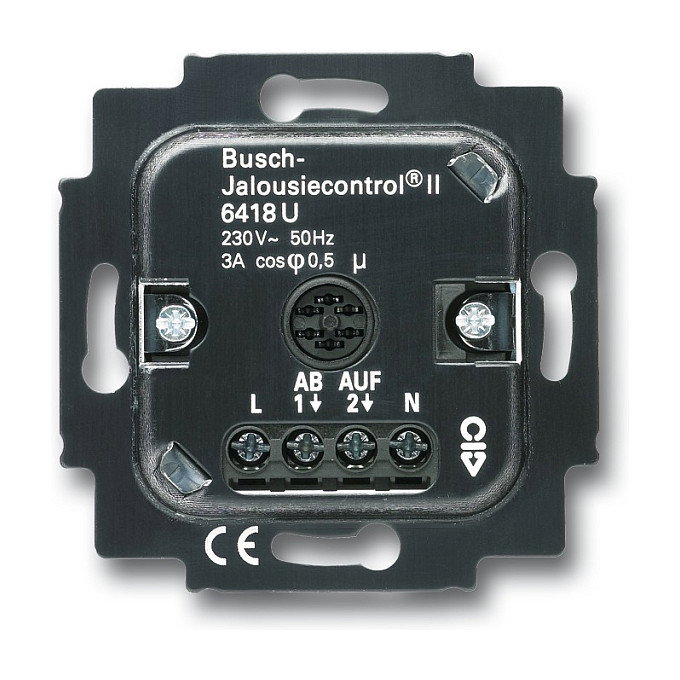 BUSCH-JAEGER Busch-Jalousiecontrol II Basis-Einsatz BJ 6418U BUSCH-JAEGER Busch-Jalousiecontrol II Basis-Einsatz BJ 6418U