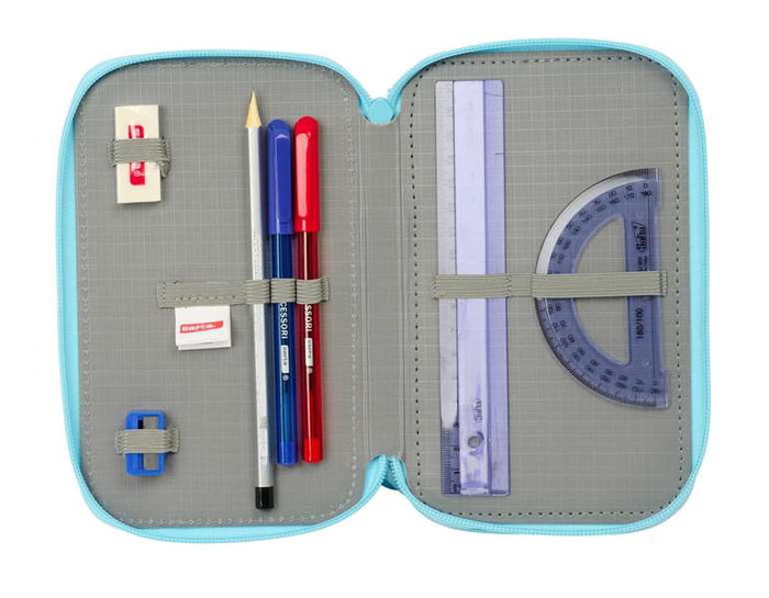 Safta Plumier Triple 37 Piezas 12,5x19,5x5,5 cm