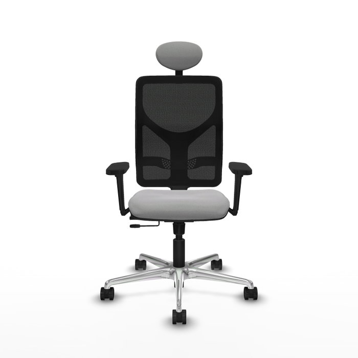 PIQUERAS Y CRESPO Silla de oficina Motilla con mecanismo Sincro/Traslack Gris claro y Negro PIQUERAS Y CRESPO Silla de oficina Motilla con mecanismo Sincro/Traslack Gris claro y Negro