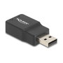 DeLOCK 66634 Tarjeta de sonido externa USB 2.0 Tipo-A a 2 x 3,5 mm Negro