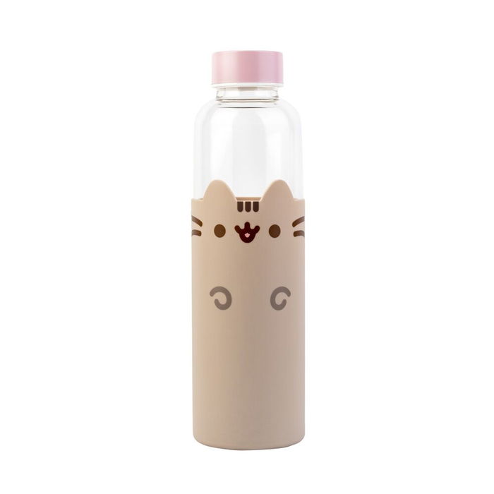 ERIK Botella Cristal Pusheen 500ml con Funda de Neopreno