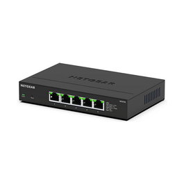 NETGEAR MS305E Switch de Escritorio 5 Puertos Multi-Gigabit No Administrado 2.5G Ethernet (100/1000/2500 Mbps), Full Duplex, QoS, Montaje en Pared