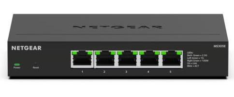 NETGEAR MS305E Switch Multi-Gigabit de 5 puertos 2.5G Ethernet Negro