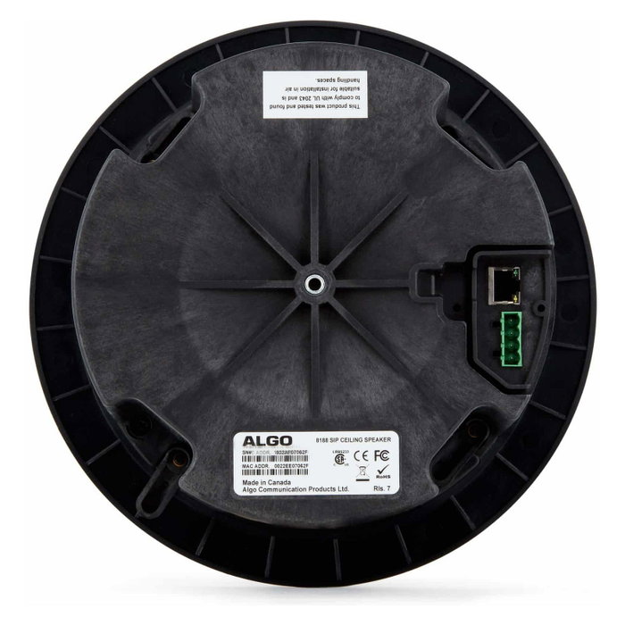 ALGO 8188 IP Ceiling Speaker ALGO 8188 IP Ceiling Speaker
