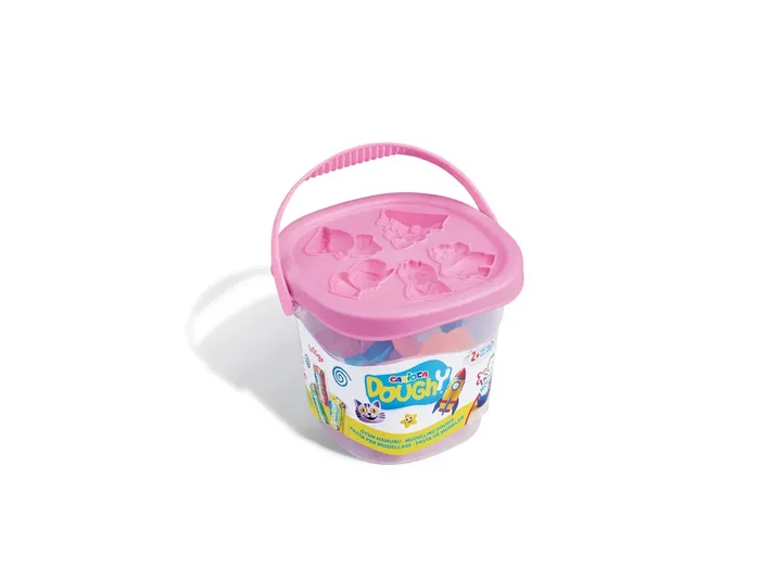 Carioca Pasta para modelar Doughy colores surtidos con 4 moldes Carioca Pasta para modelar Doughy colores surtidos con 4 moldes