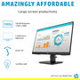 HP Monitor P24 G4 de 60,5 cm (23.8") Full HD 1920x1080 IPS, 75Hz, 5ms, HDMI, DisplayPort, VGA, Montaje VESA, Negocios, Negro