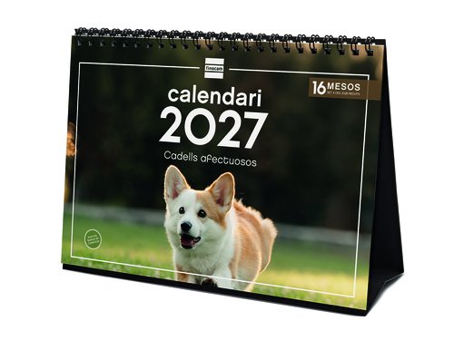 Finocam Calendario de Sobremesa 2027 en Catalán con Diseño de Cadells Finocam Calendario de Sobremesa 2027 en Catalán con Diseño de Cadells