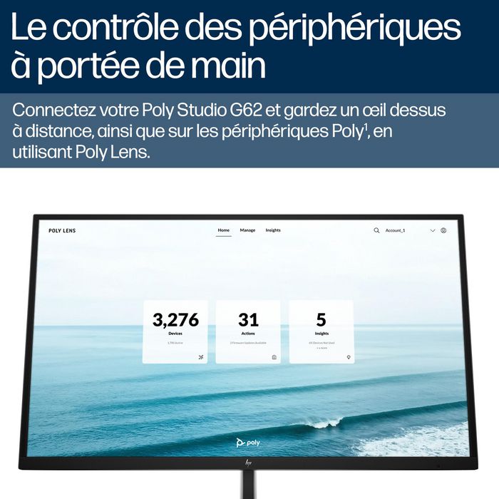 HP Poly Studio G62 Sistema de videoconferencia 4K Ultra HD