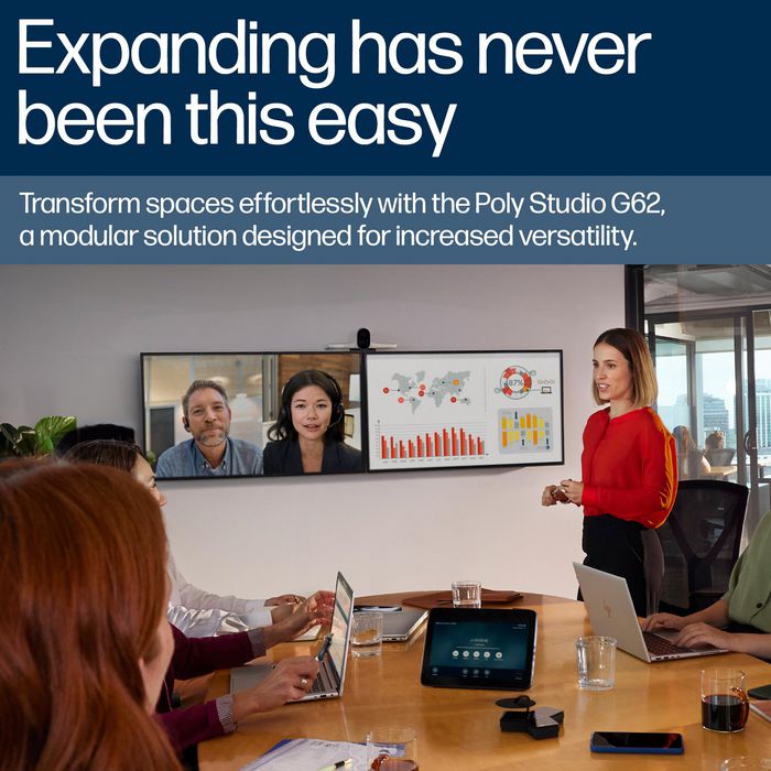 HP Poly Studio G62 Sistema de videoconferencia 4K Ultra HD