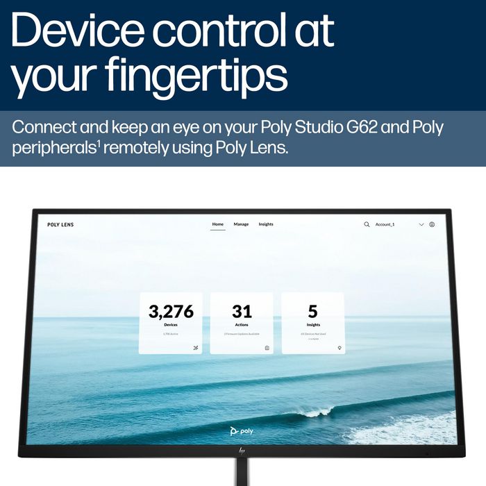 HP Poly Studio G62 Sistema de videoconferencia 4K Ultra HD