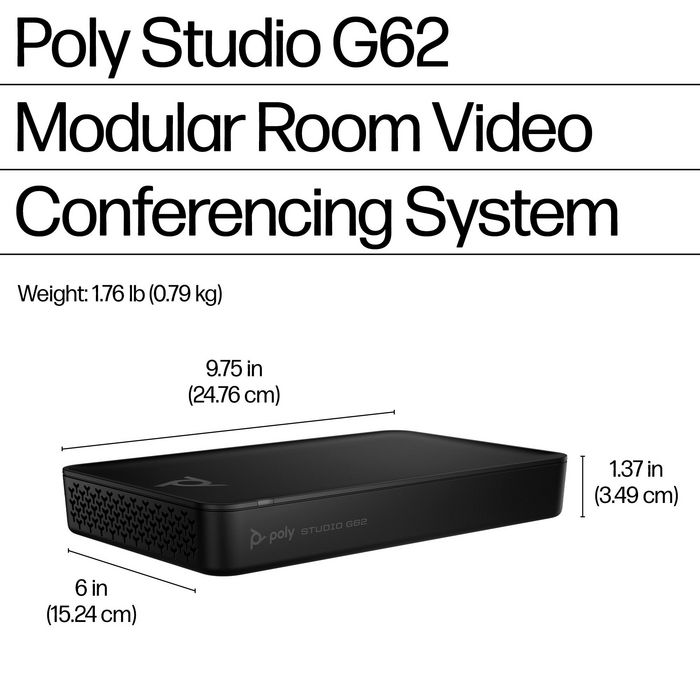HP Poly Studio G62 Sistema de videoconferencia 4K Ultra HD