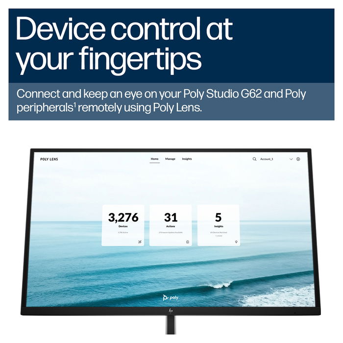 HP Poly Studio G62 Sistema de Videoconferencia 4K Ultra HD para Teams