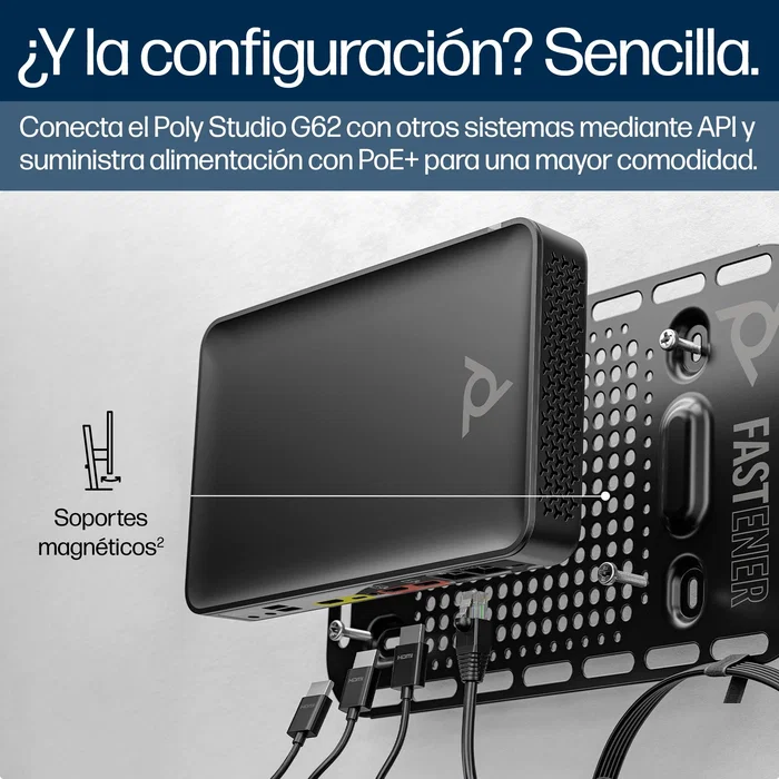 HP Poly Studio G62 Sistema de videoconferencia 4K Ultra HD Negro