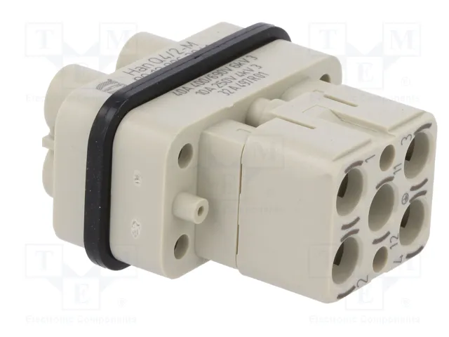 HARTING Han Q 4/2 M-c Plantilla de Contacto Macho HDC