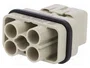 HARTING Han Q 4/2 M-c Plantilla de Contacto Macho HDC