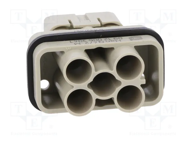 HARTING Han Q 4/2 M-c Plantilla de Contacto Macho HDC