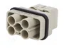 HARTING Han Q 4/2 M-c Plantilla de Contacto Macho HDC