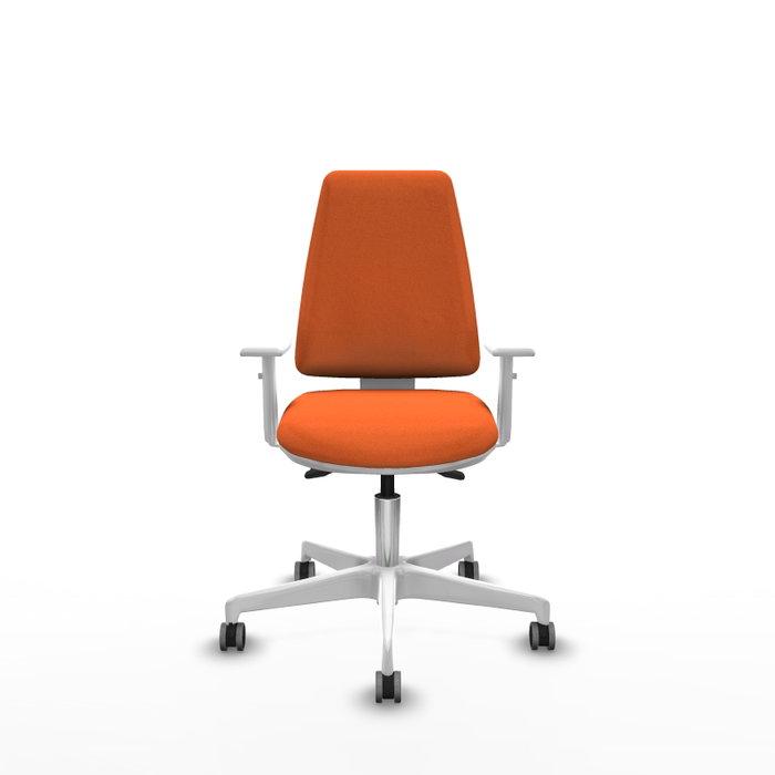 PIQUERAS Y CRESPO Silla de oficina Elche con mecanismo Asincro, Tela Naranja PIQUERAS Y CRESPO Silla de oficina Elche con mecanismo Asincro, Tela Naranja