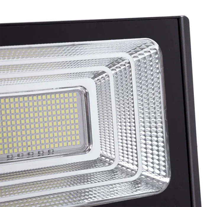 Proyector LED Solar 120W 4000K con Panel y Batería Incluidos, Control Remoto [HO-SOLARFL-120W-01-W]