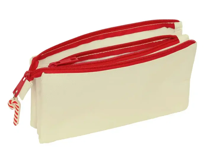 Safta Portatodo Triple Osito Beige