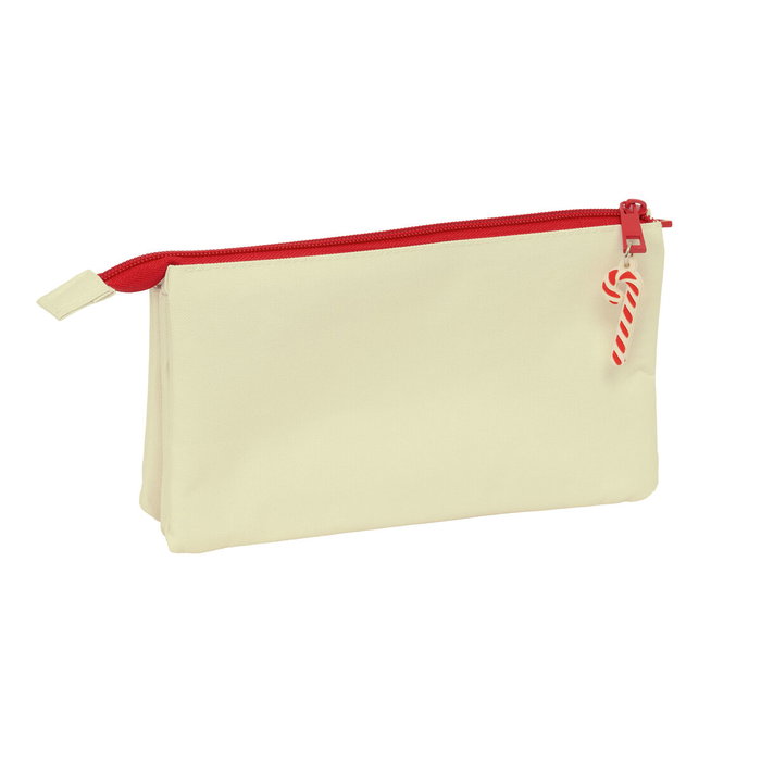 Safta Portatodo Triple Osito Beige