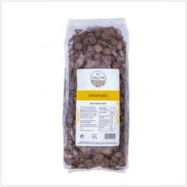 INT SALIM Chocoflakes 400g, cereales de trigo y arroz con cacao y chocolate, fuente de fibra