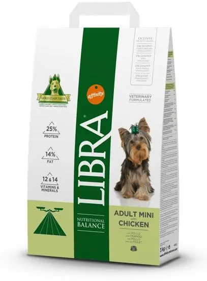 Affinity Libra Canine Adult Mini Pollo Pienso para Perros Adultos Sabor Pollo 8 kg Affinity Libra Canine Adult Mini Pollo Pienso para Perros Adultos Sabor Pollo 8 kg