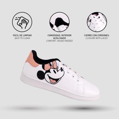 Zapatillas Deportivas Mujer Minnie Mouse Blanco 36