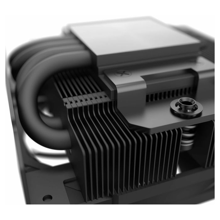 EKL Alpenföhn Panorama 2 Refrigerador de Aire, Ventilador 9,2 cm, 500-3000 RPM, Negro