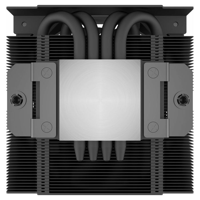 EKL Alpenföhn Panorama 2 Refrigerador de Aire, Ventilador 9,2 cm, 500-3000 RPM, Negro